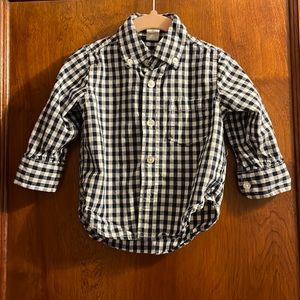 Baby Gap gingham button down size 12-18mos